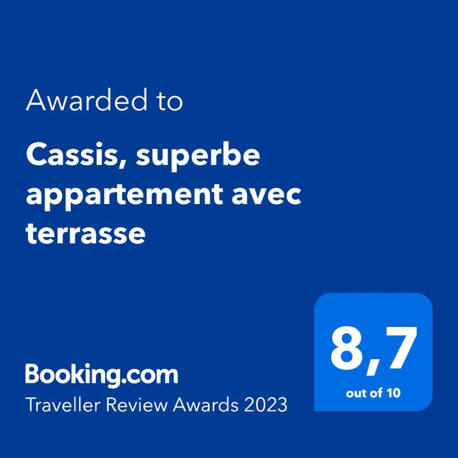 Cassis, Superbe Appartement Avec Terrasse Exterior photo